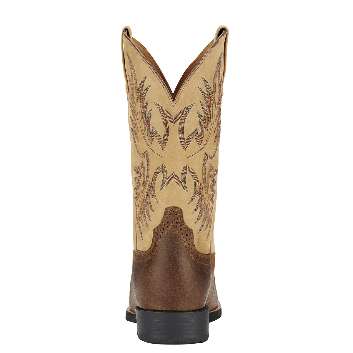Ariat Men's Heritage Stockman - Brown/Beige - Image 5