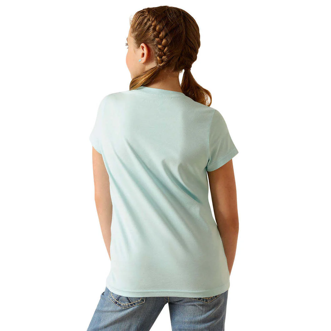 Ariat Yth Floral Mosaic SS Tee - Image 3