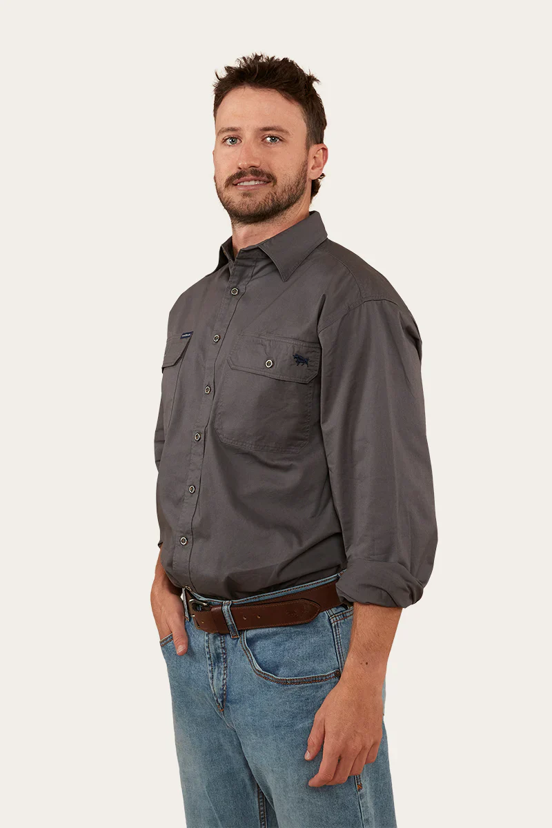 Ringers Western King River Mens Full Button Work Shirt - Magnum - Image 3