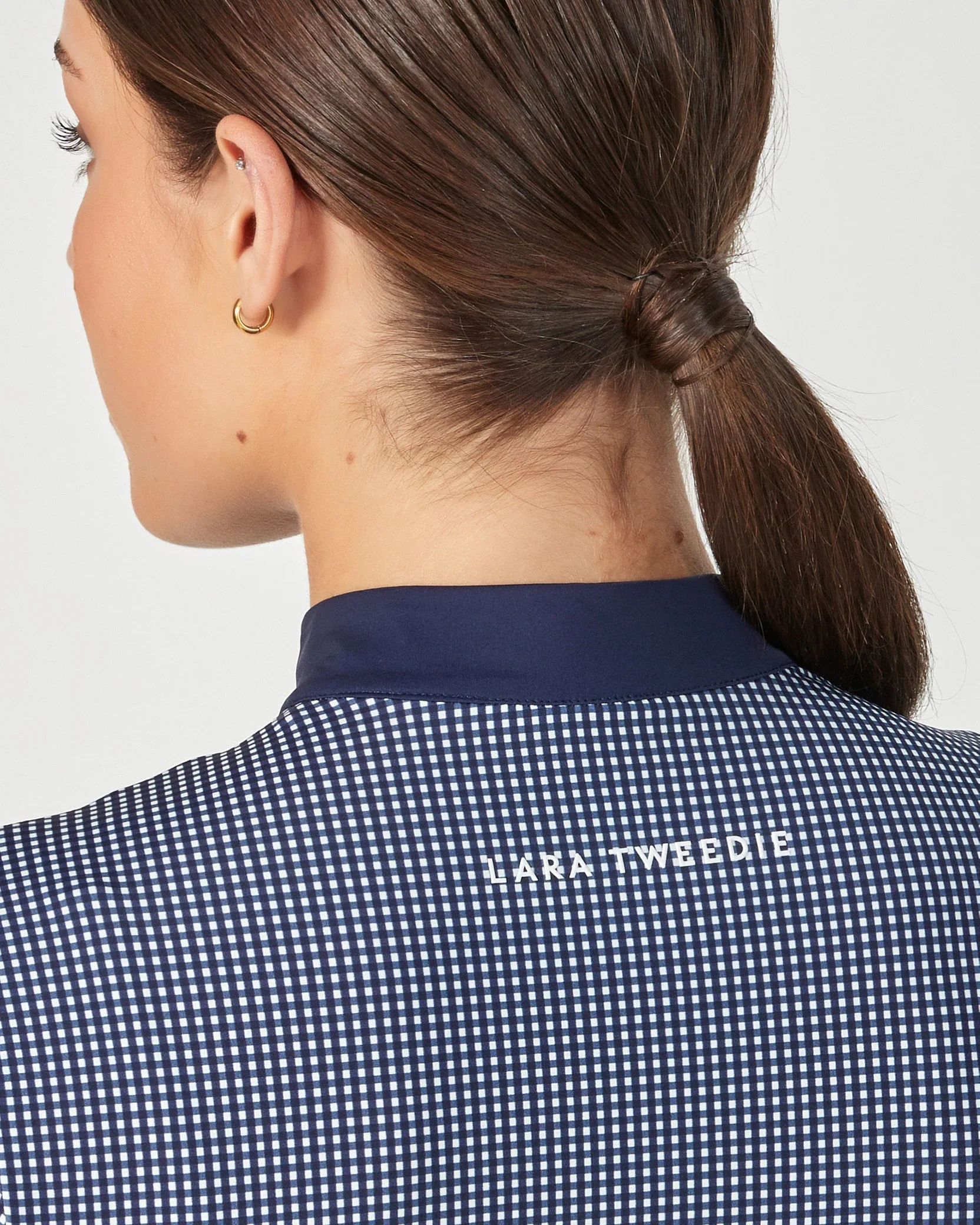 Lara Tweedie Mini Check Training Top Long Sleeve - Image 6
