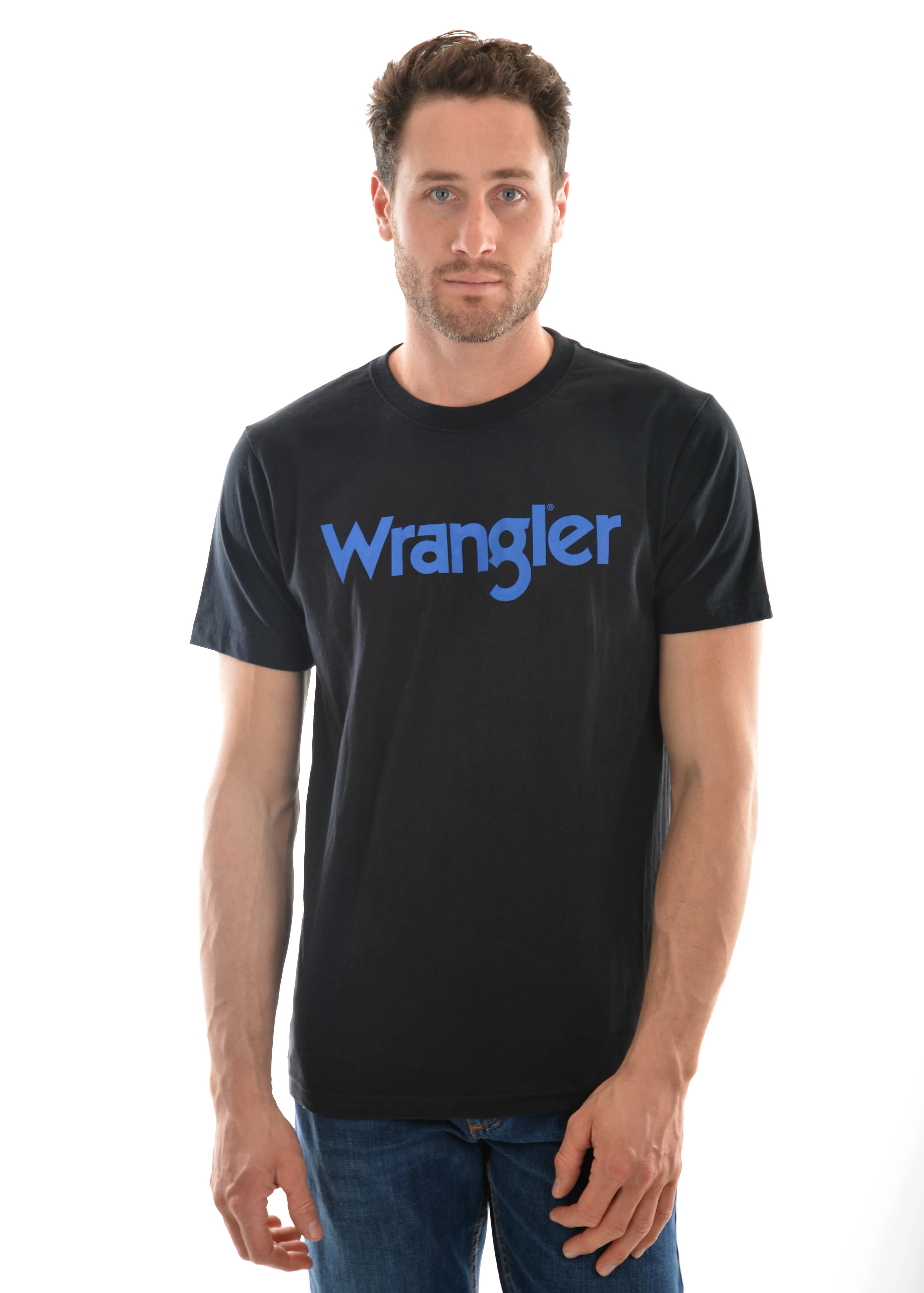 Men Wrangler Logo SS Tee - Image 4