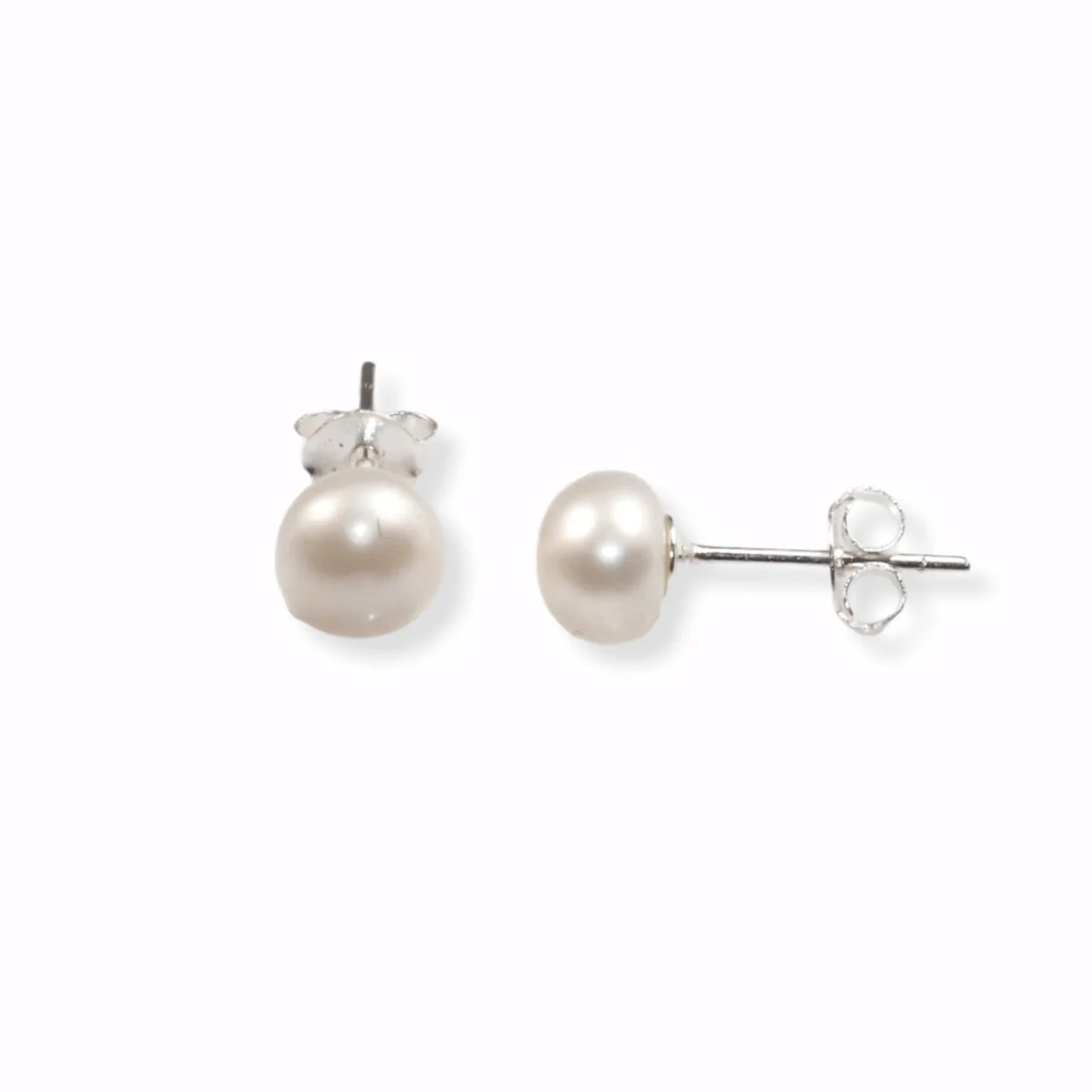 Mountain Creek Jewellery 7mm Freshwater Pearl Stud Earrings