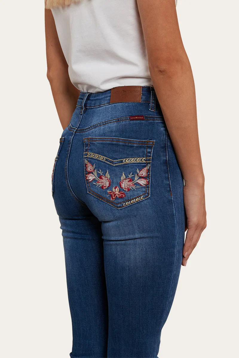 Ringers Western Penny Rodeo Women's High Rise Bootleg Jean - Image 11