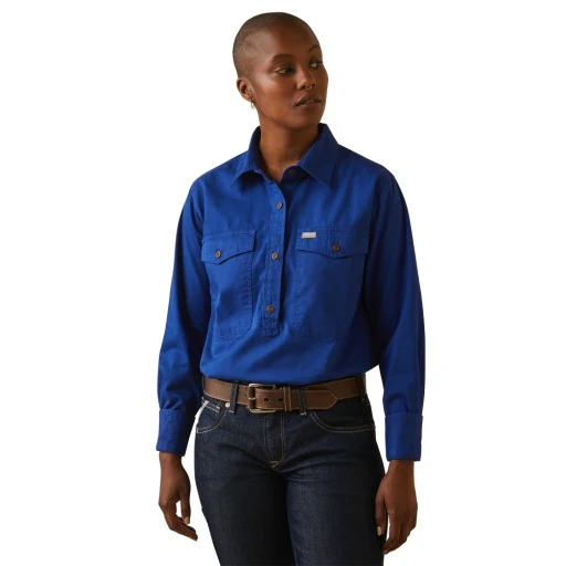 Ariat REBAR HALF BUTTON WORKSHIRT