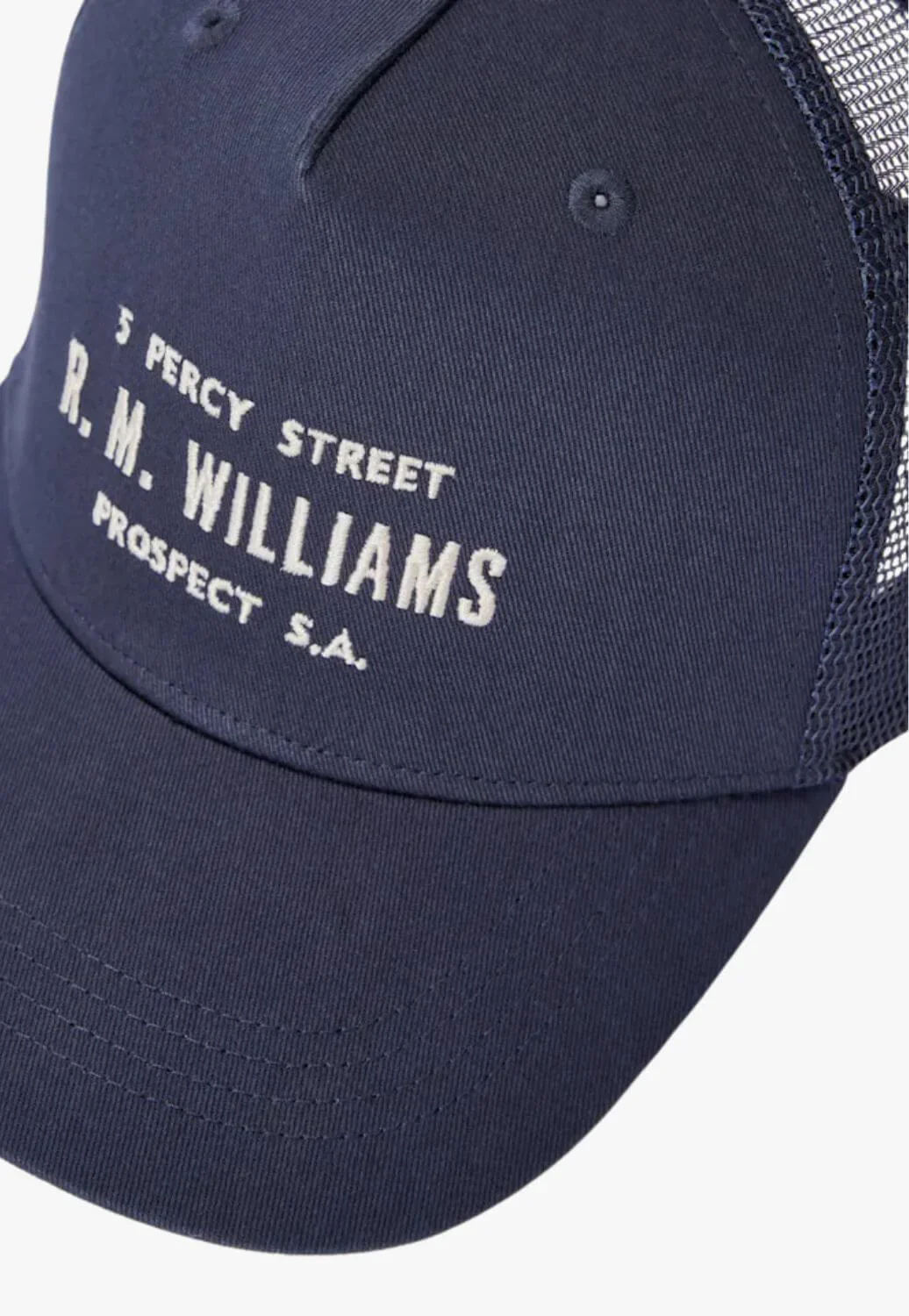 RM Williams Stencil Trucker Cap Navy - Image 3