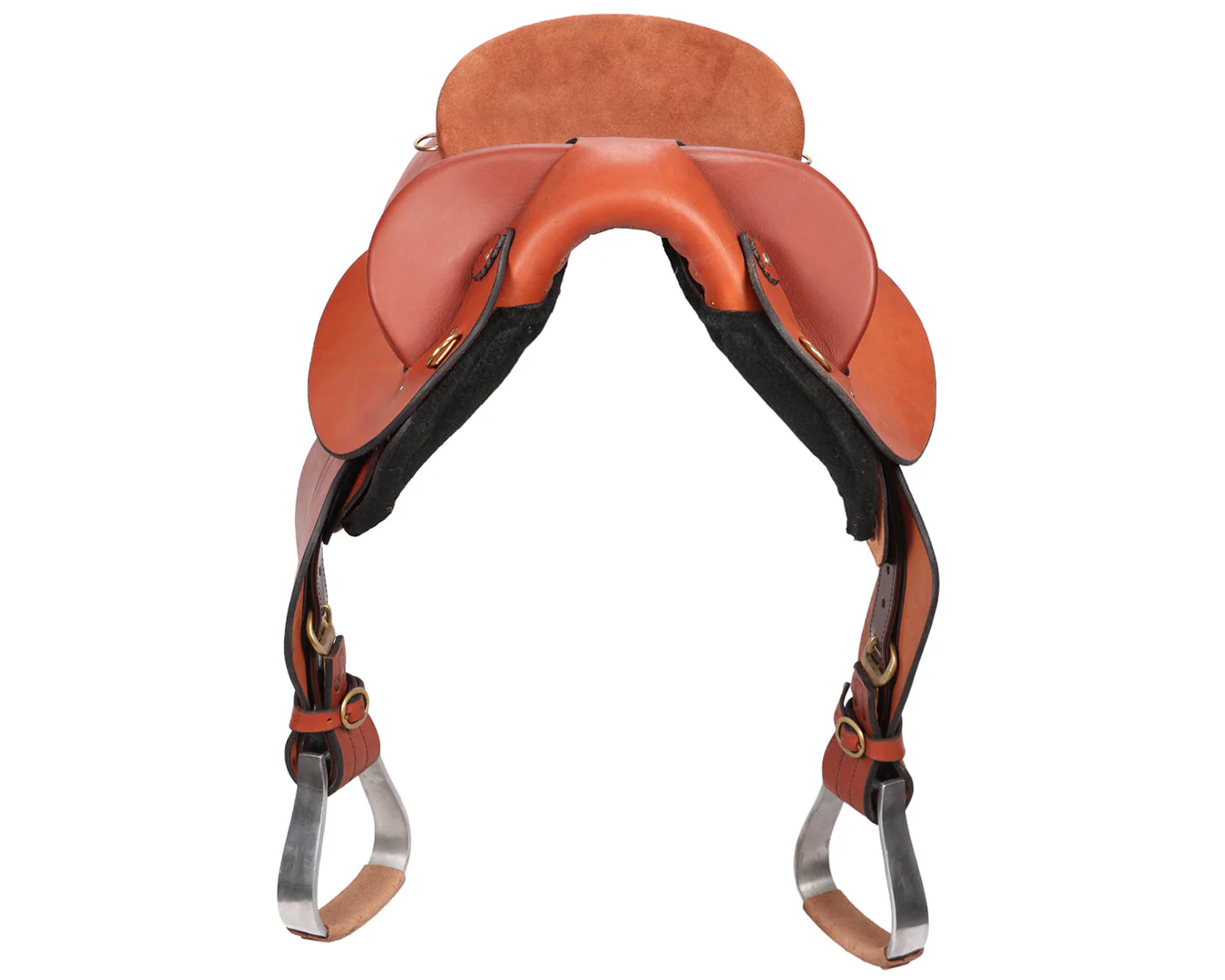 Sidney Hamilton Half Breed Youth Saddle 14" - Image 3