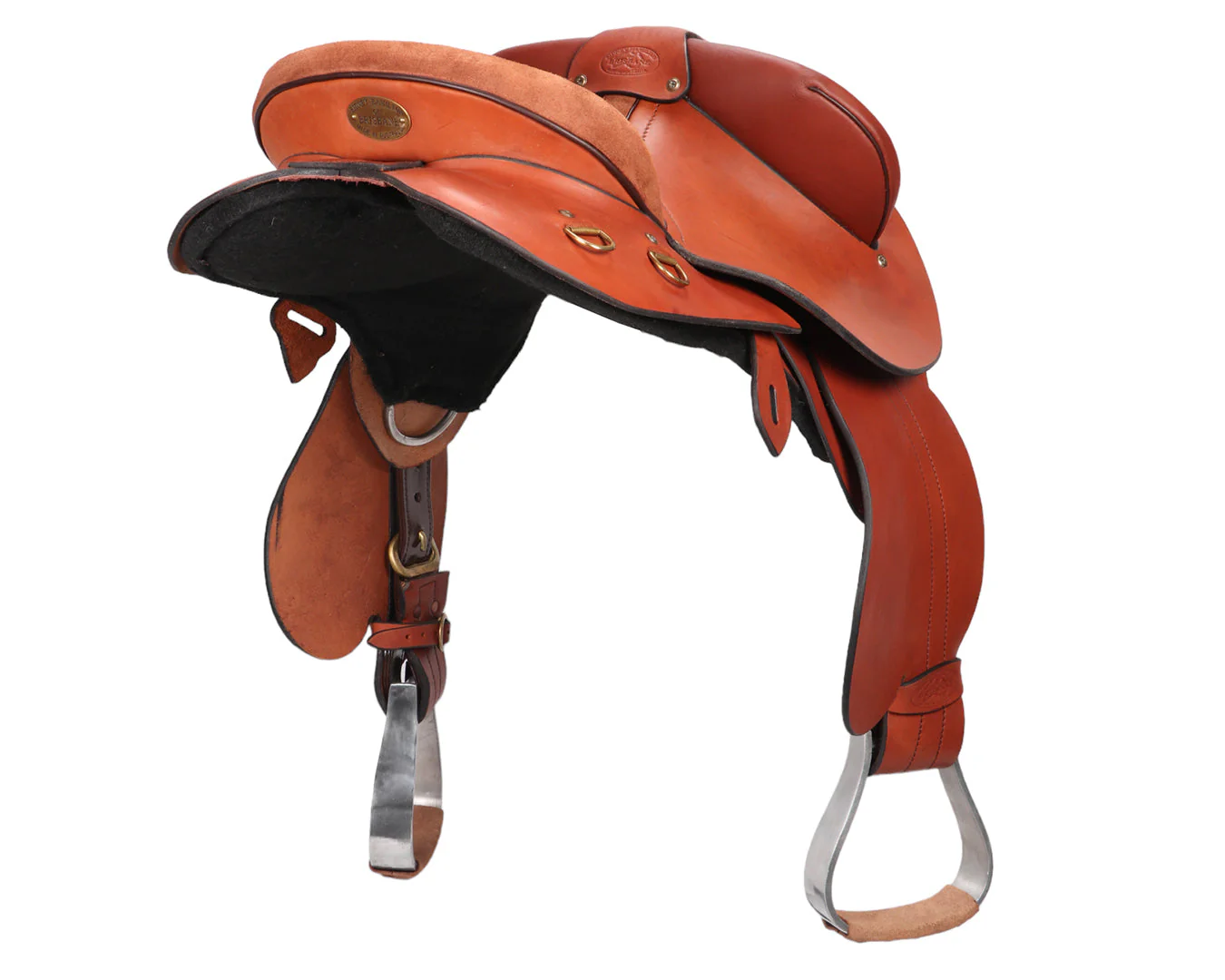 Sidney Hamilton Half Breed Youth Saddle 14" - Image 9