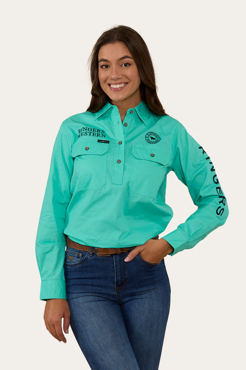 Ringers Western Signature Jillaroo Womens Full Button Work Shirt - Image 11