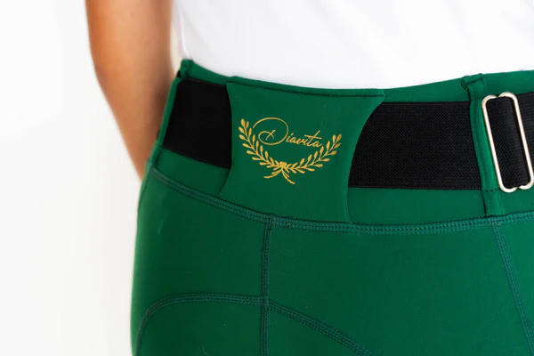 Diavita StrideFlex Riding Leggings - Emerald - Image 6