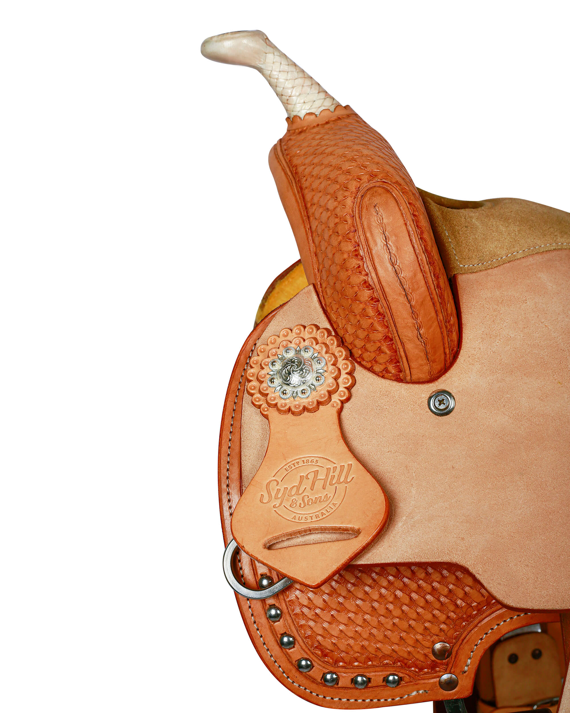 Syd Hill Crosby Barrel Western Saddle - Image 2