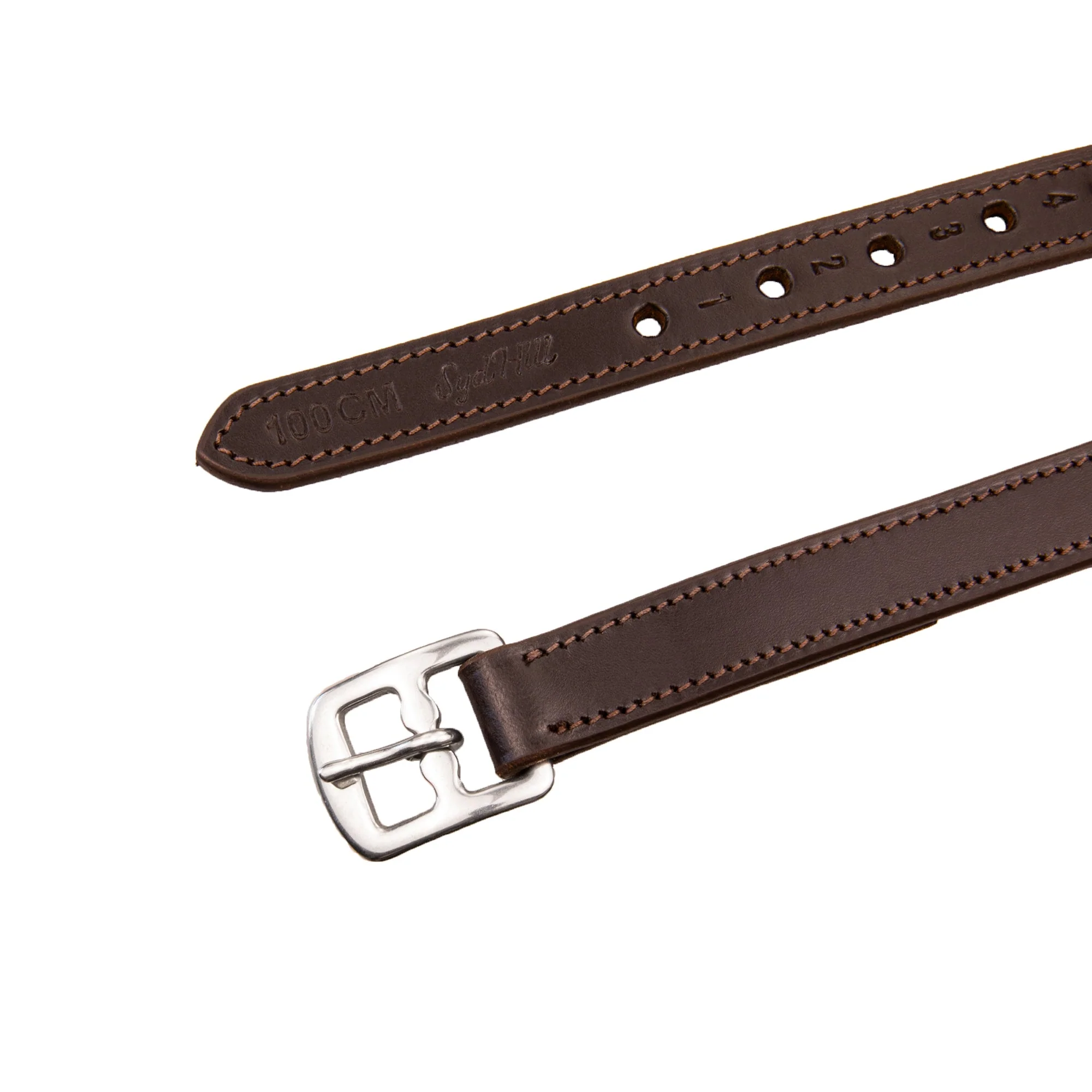 Syd Hill Junior 3/4" Stitched Stirrup Leather - Image 3