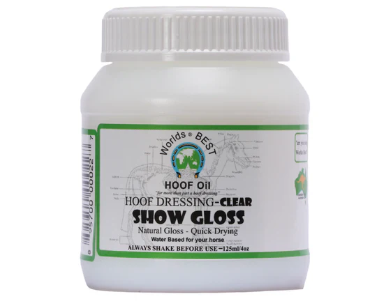 Worlds Best Hoof Oil Show Gloss 125ml - Image 2